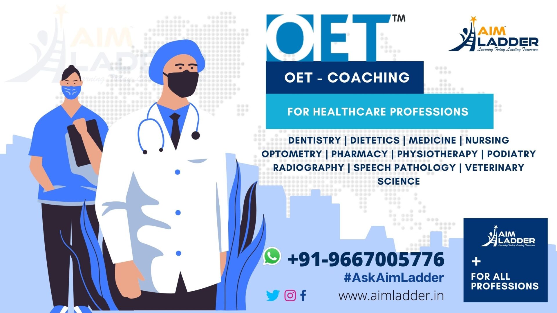 OET Coaching 1 OET Coaching in Delhi - By Aim Ladder