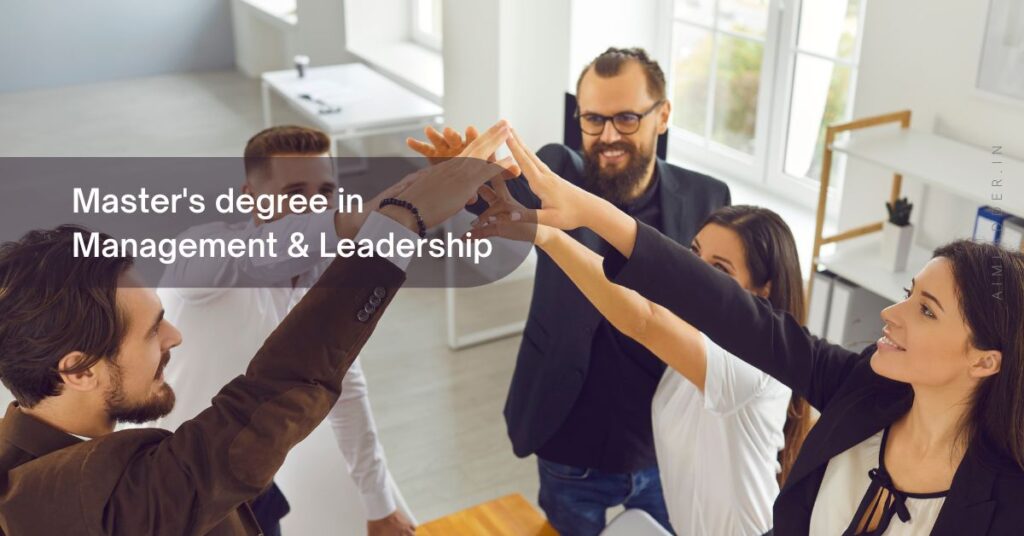 Master's program in Management and Leadership